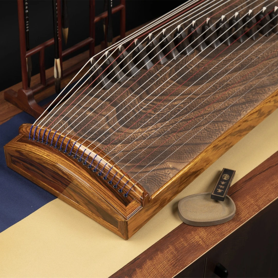 知友【如梦】一米长度黄金樟定制实木琴古筝挖筝传统工艺便携演奏