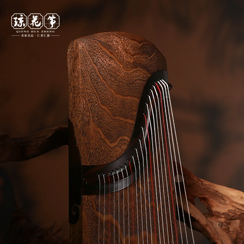 琼花古筝  步月 实木手工整挖古筝琴兰考老料泡桐木专业演奏收藏
