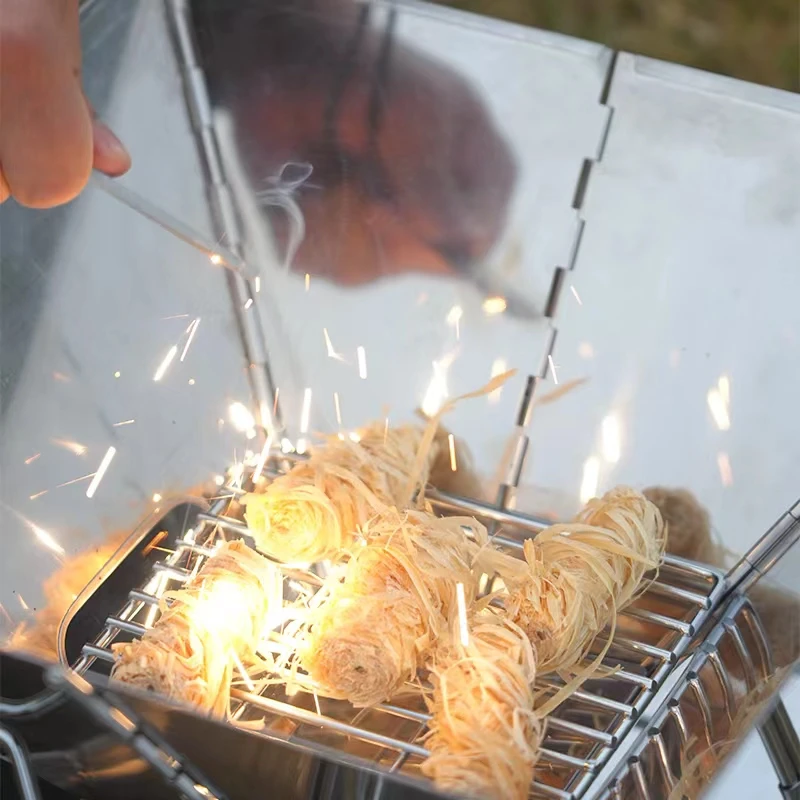 户外露营便捷轻松点燃引火绒