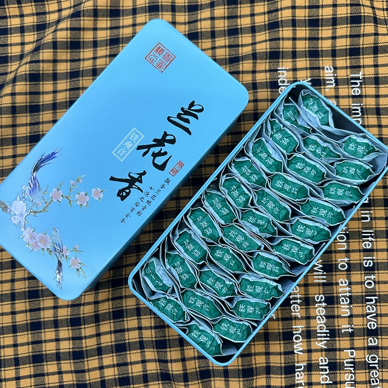 【兰花香】高山铁观音乌龙茶浓香型铁观音铁盒装新茶250g