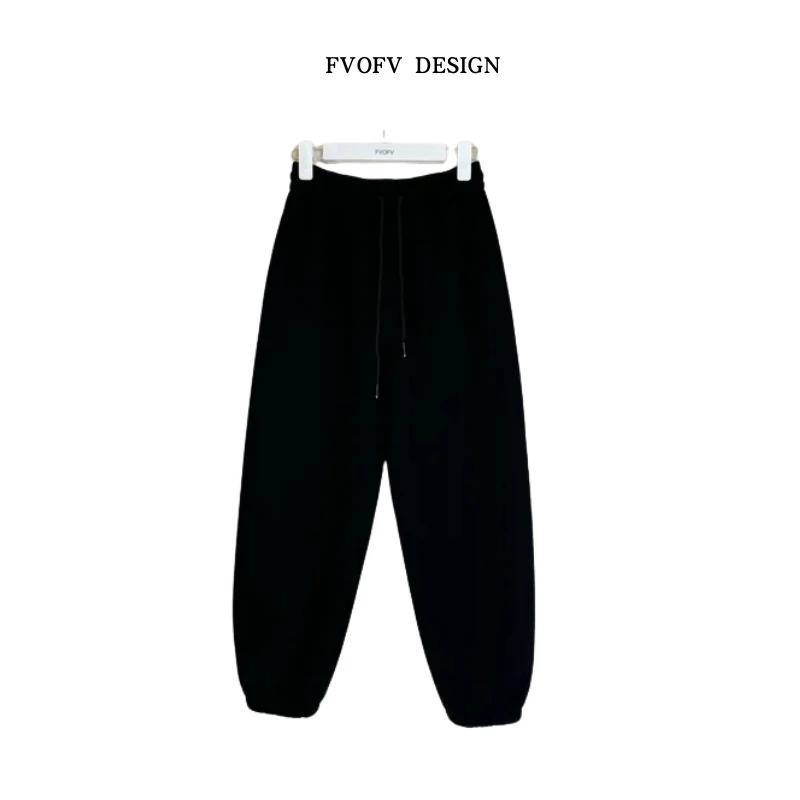 FVOFV【冬日超模】棉+桑蚕丝加厚一体绒卫裤-男款Y5243