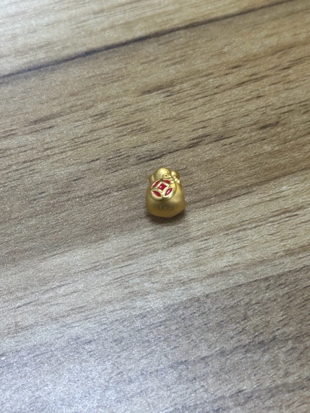 【周老板】足金钱袋子转运珠