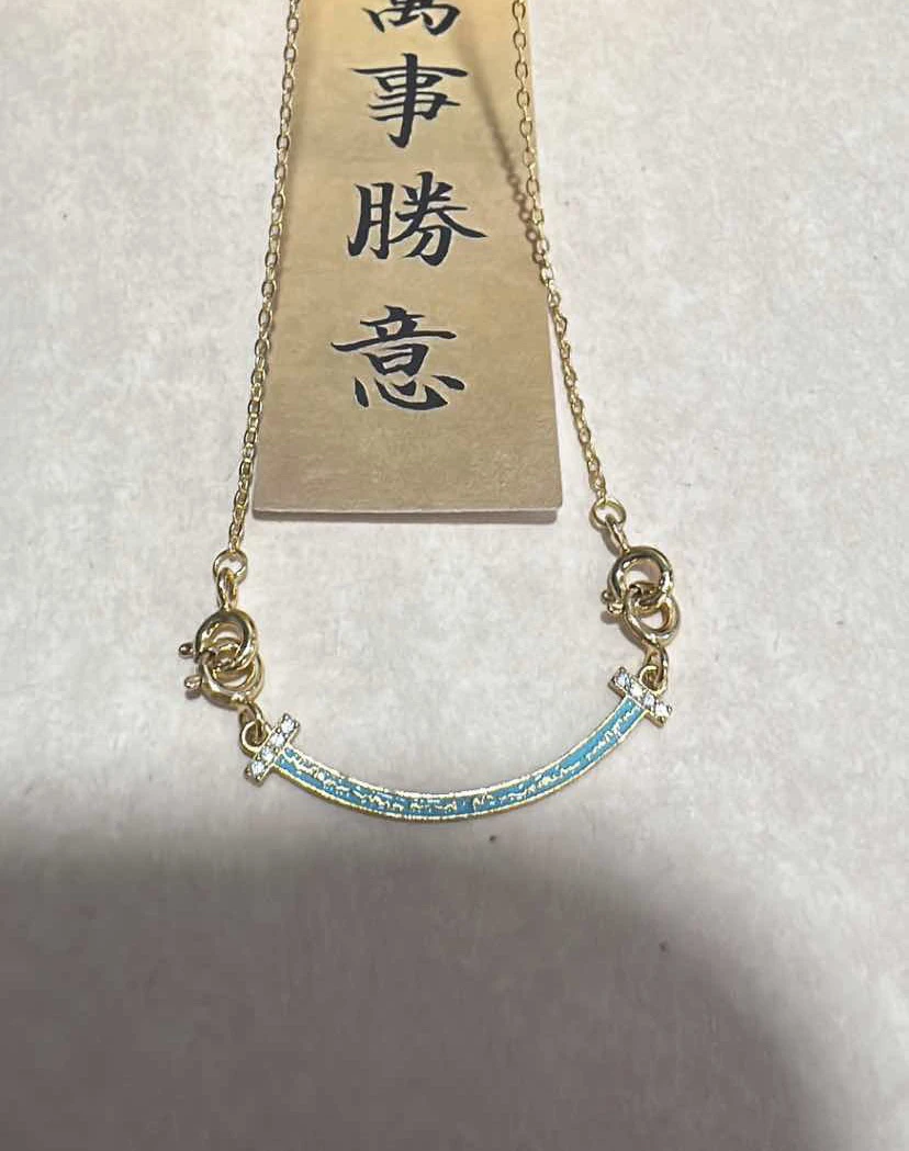 坠链均925银 “笑眯眯”s925银项链