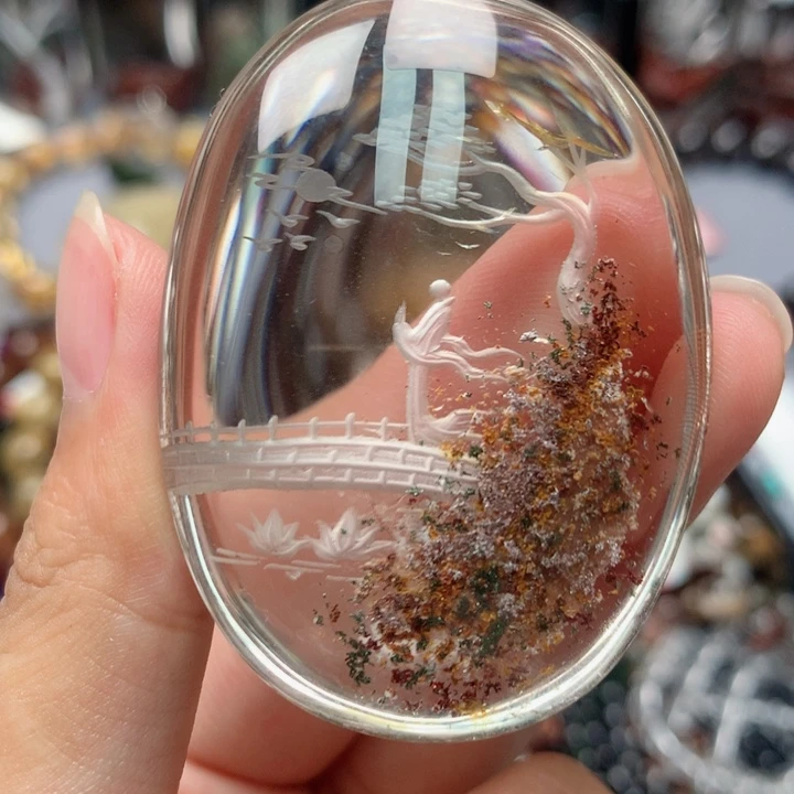 水晶吊坠(不含链)未镶嵌