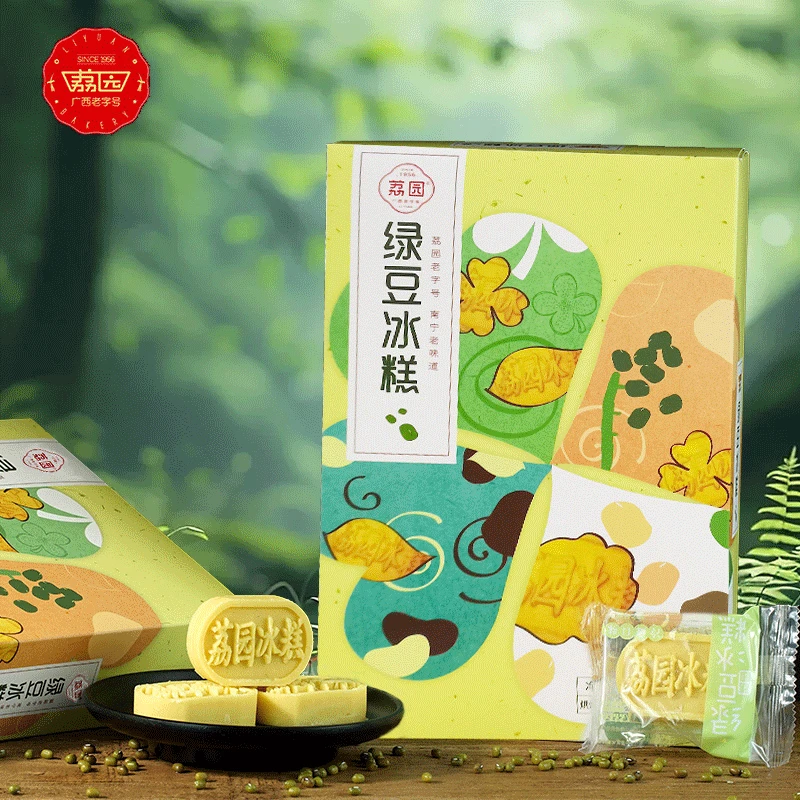 荔园〔伴手礼〕荔园手信绿豆冰糕280g传统特产