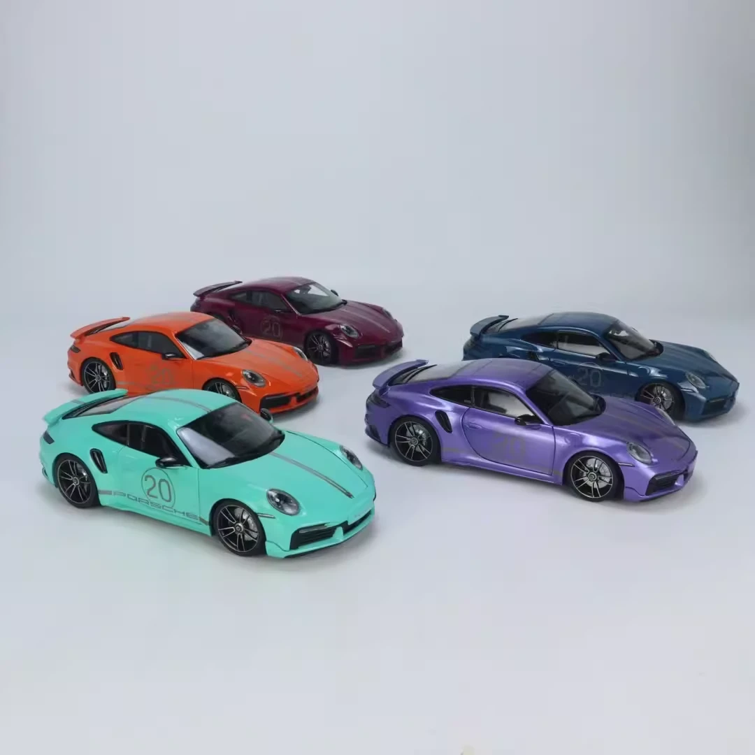 Minichamps1:18迷你切保时捷Porsche911(992）20周年纪念版车模型