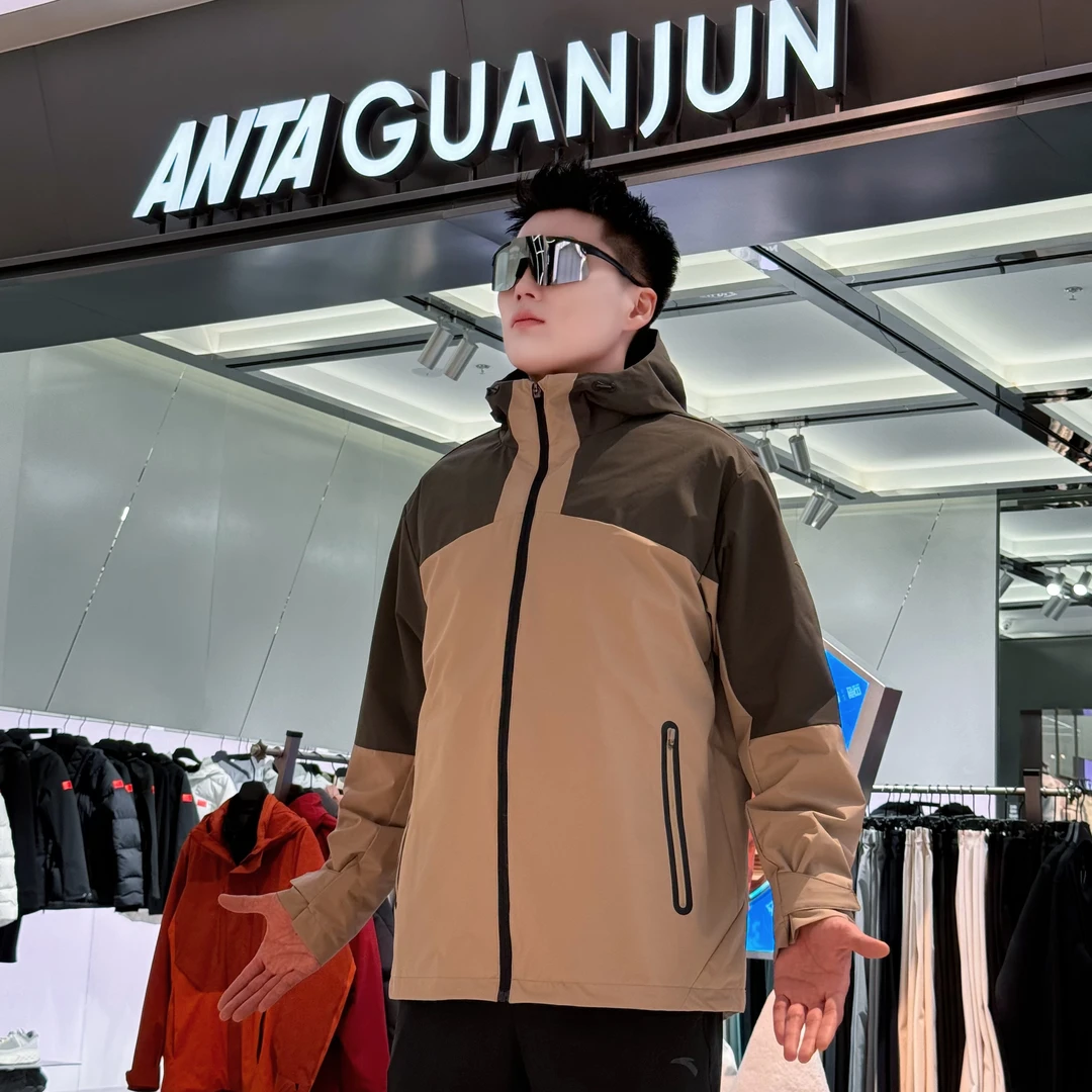 安踏羽绒内胆三合一防泼水外套冬季新款可拆卸两件套152447632N