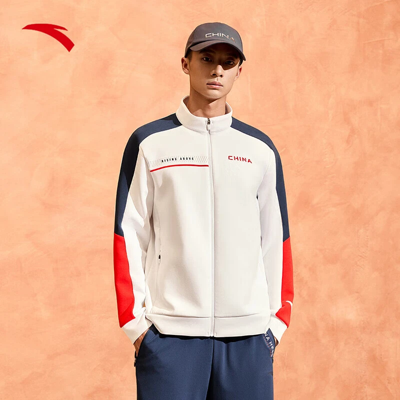 安踏针织运动外套易打理夹克上衣男子秋季新款跑步外套/152437702