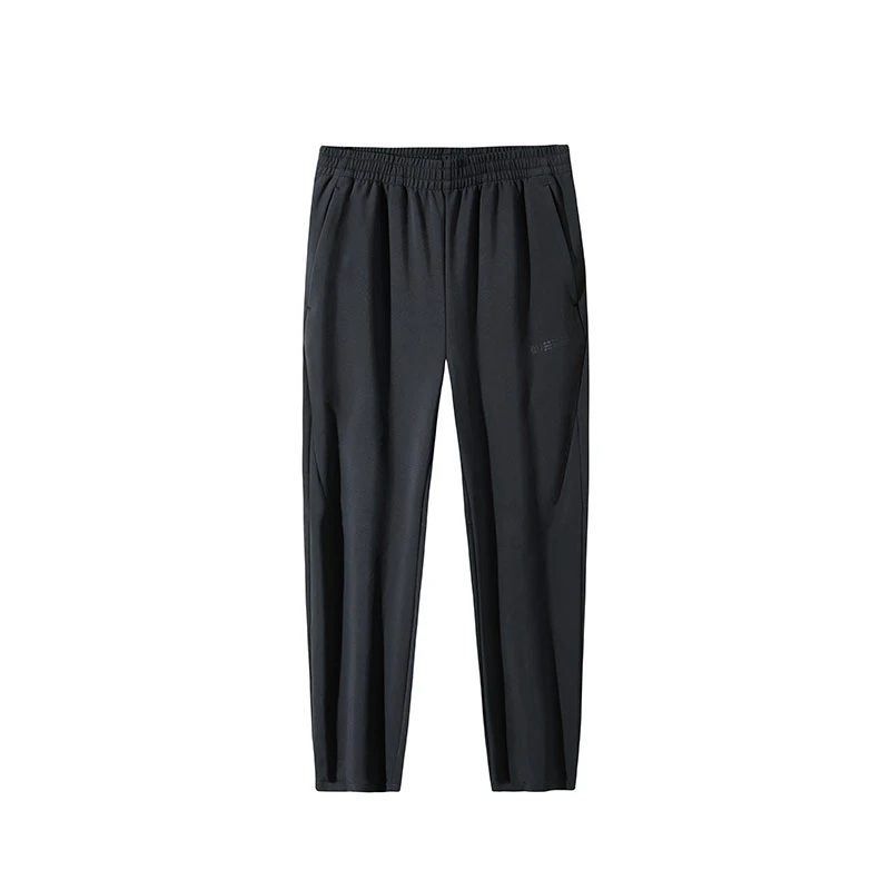 安踏运动裤男2025冬季新款加绒保暖舒适百搭梭织直筒裤152447527N