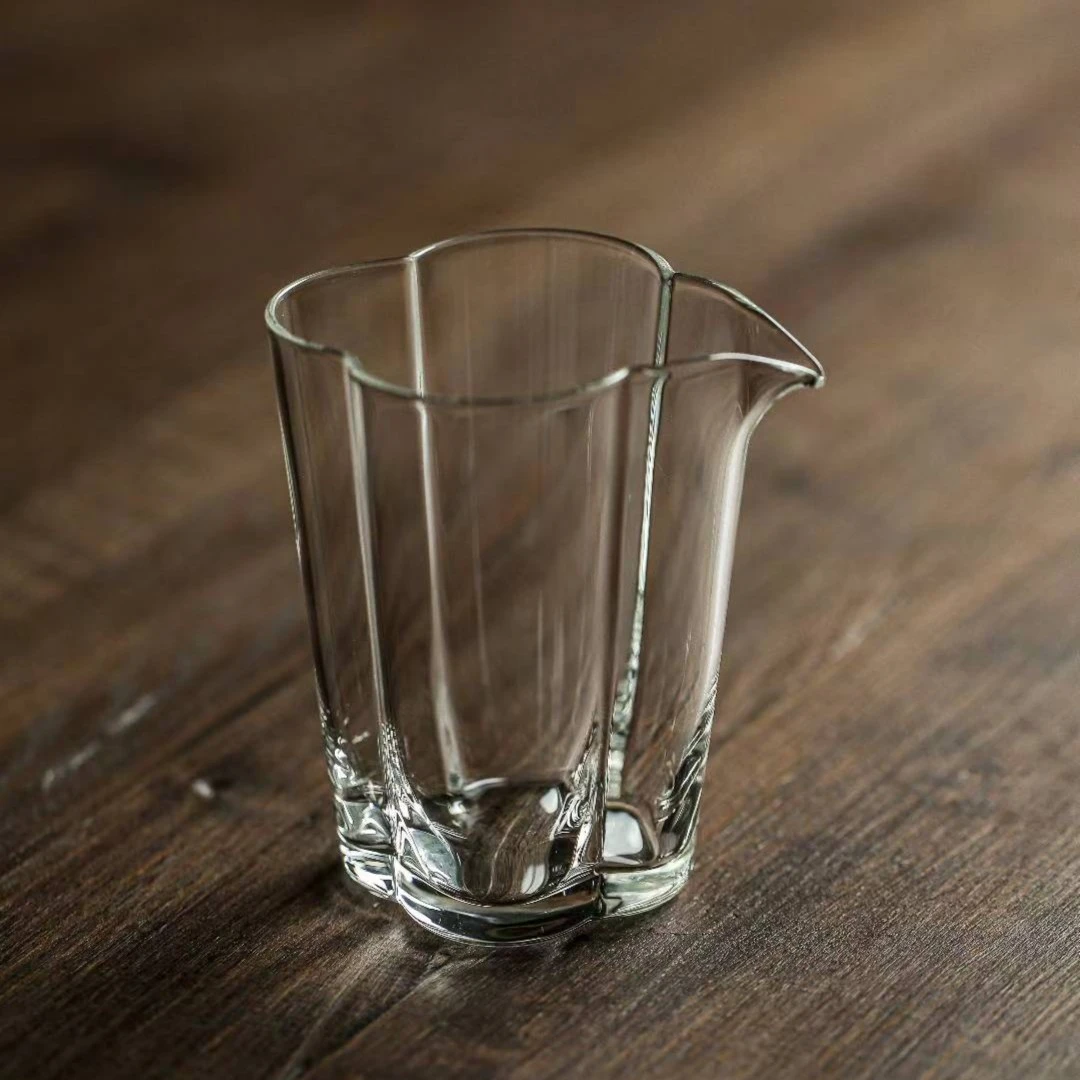 【海棠公道杯】玻璃公道杯225ml分茶器茶具