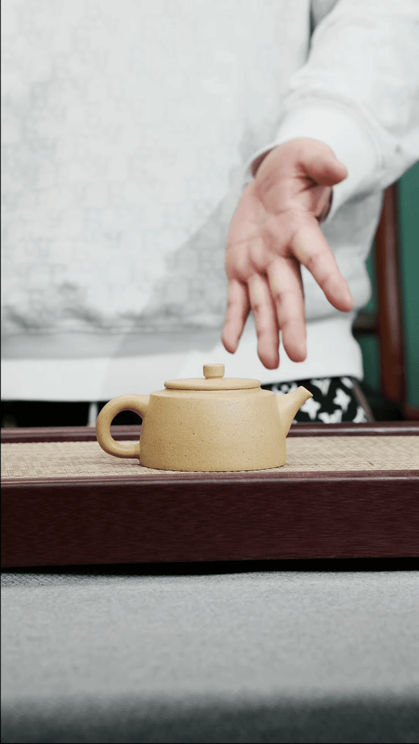 【闪购商品】紫砂茶壶03井栏 本山绿泥