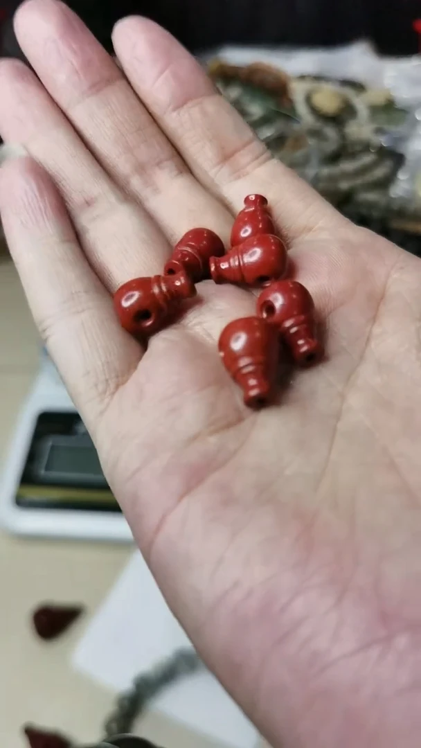 【闪购商品】白玉菩提吊坠010211 朱s三通 多样性发其一