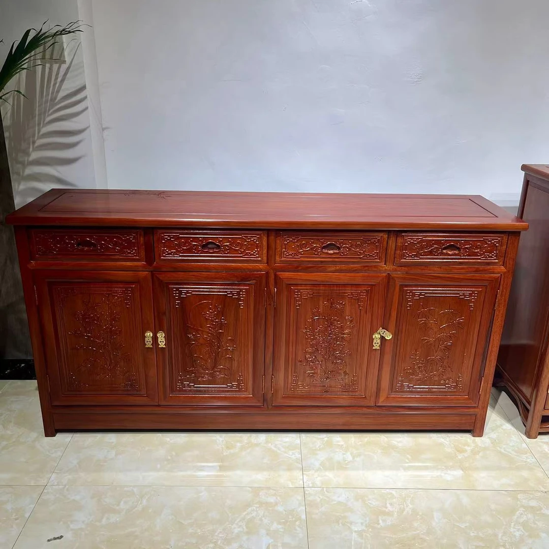 【红艺】四门餐边柜尺寸158*40*80