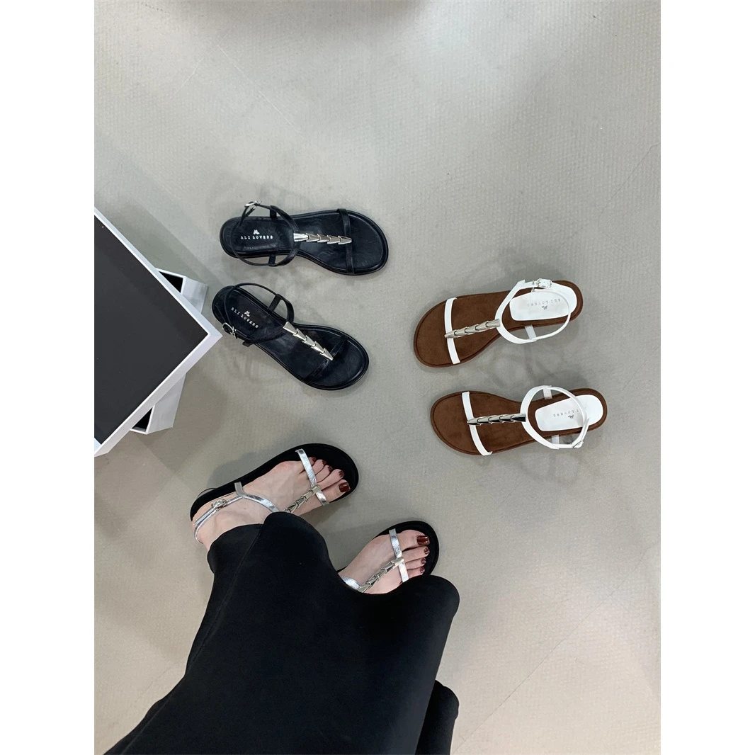 复古风百搭夏季软底气质爆款外穿小众凉鞋2966-11