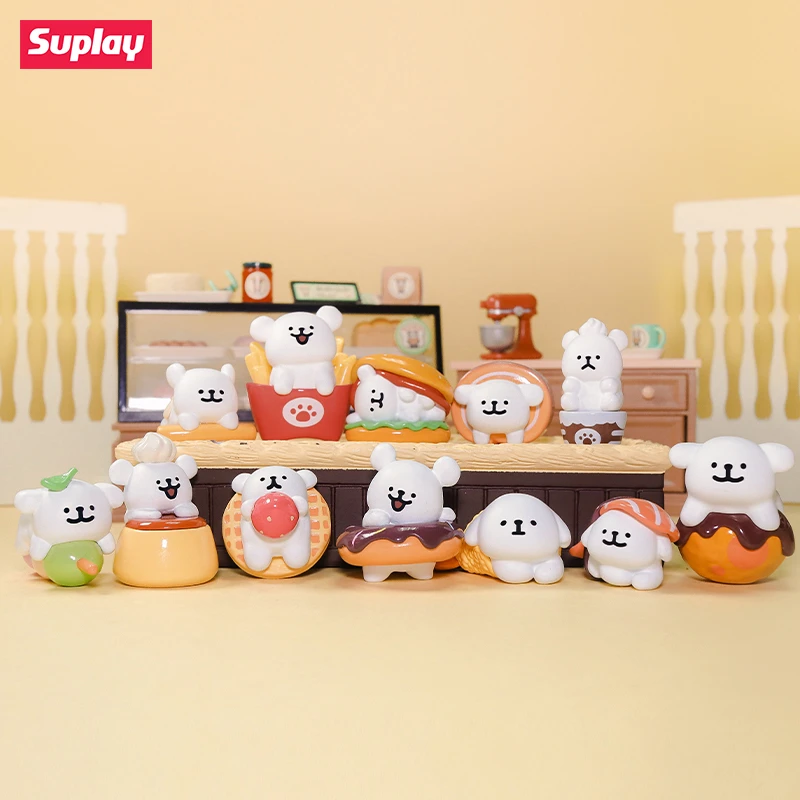 Suplay线条小狗下午茶系列迷你盲袋