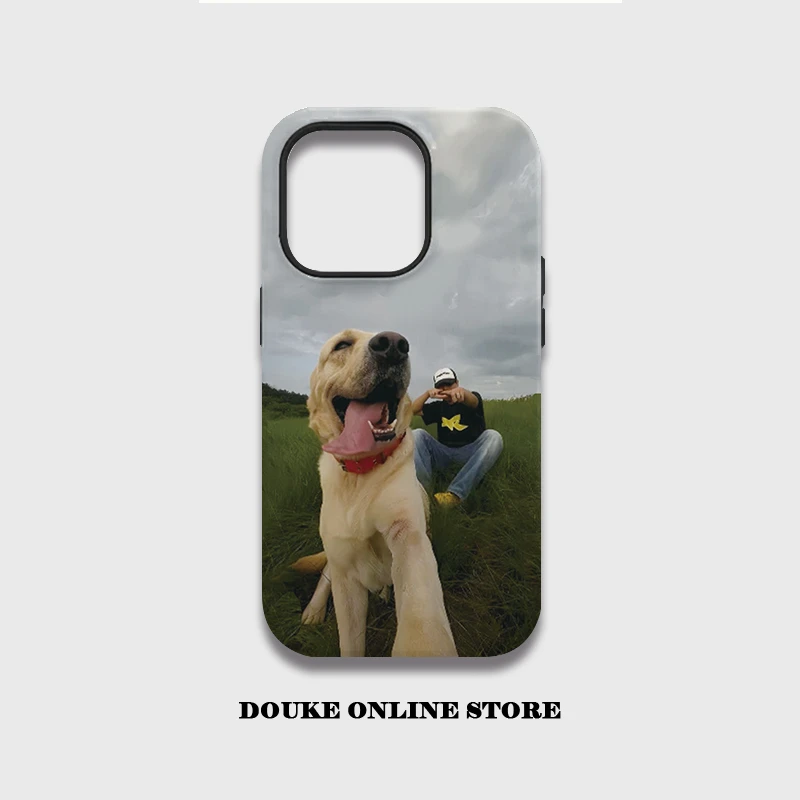 风景狗狗苹果16promax手机壳iphone15小米14华为13适用12全包创意