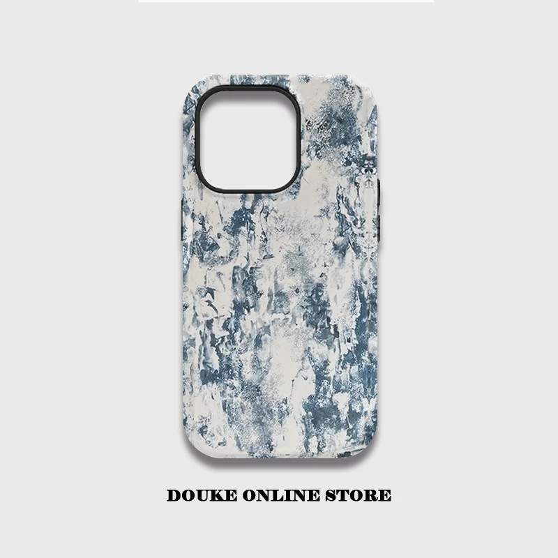 水墨艺术苹果16promax手机壳iphone15小米14华为13适用12小众创意