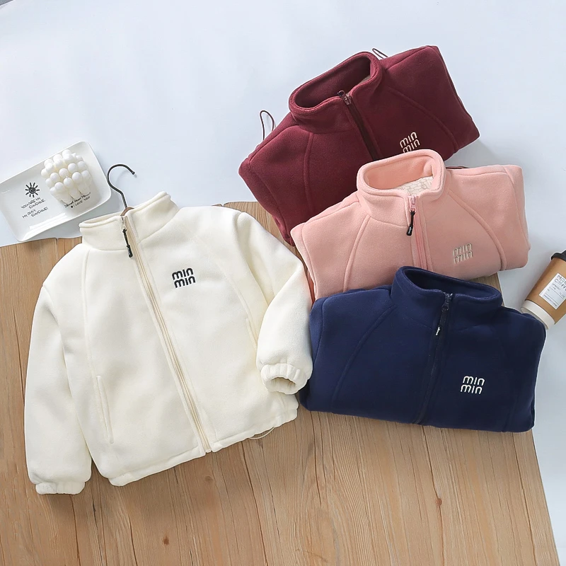 【现货】四合一亲子款儿童校服超厚棉袄神器加绒加厚外套立领冬款