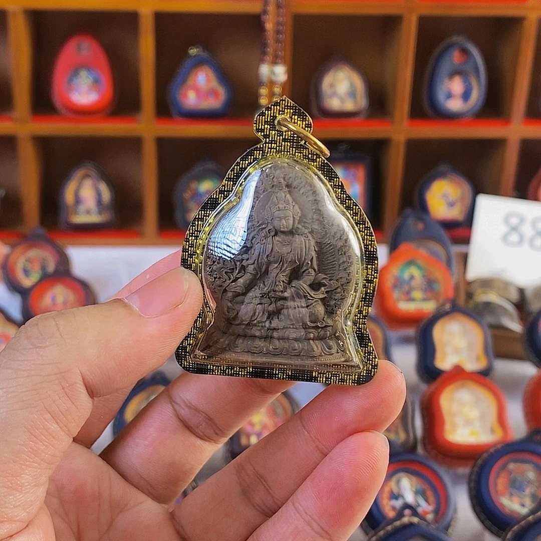 吊坠地老师立体唐卡擦擦亚克力不含链