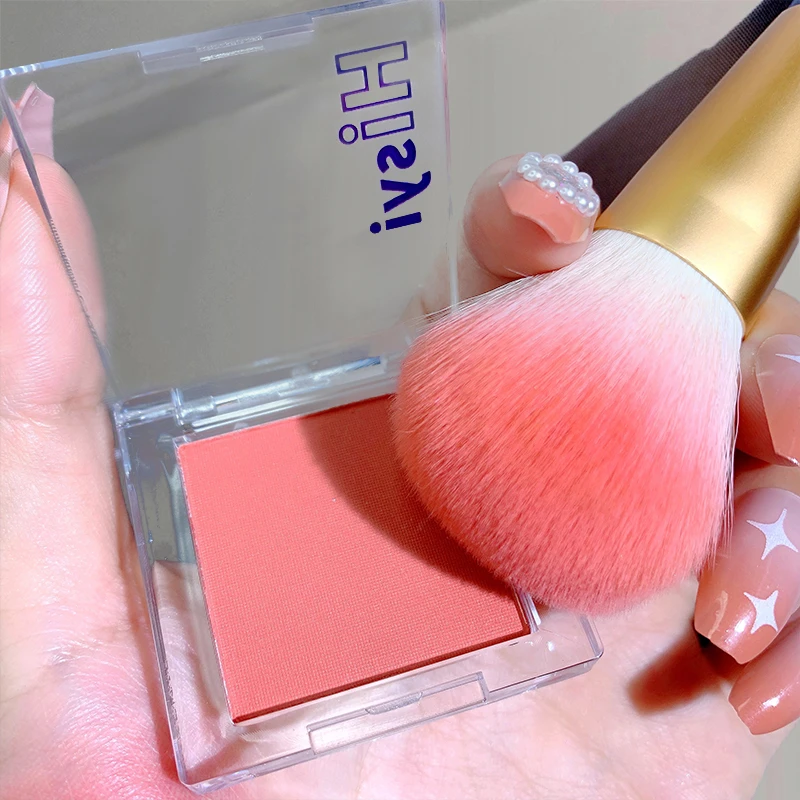 HISYI元气自然裸妆单色花漾可可腮红高光修容提亮哑光学生防水