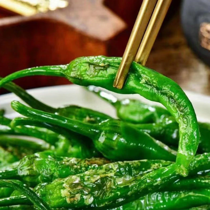 江西樟树港辣椒新鲜农家自种现摘现发青椒薄皮嫩枫树辣椒土辣椒青