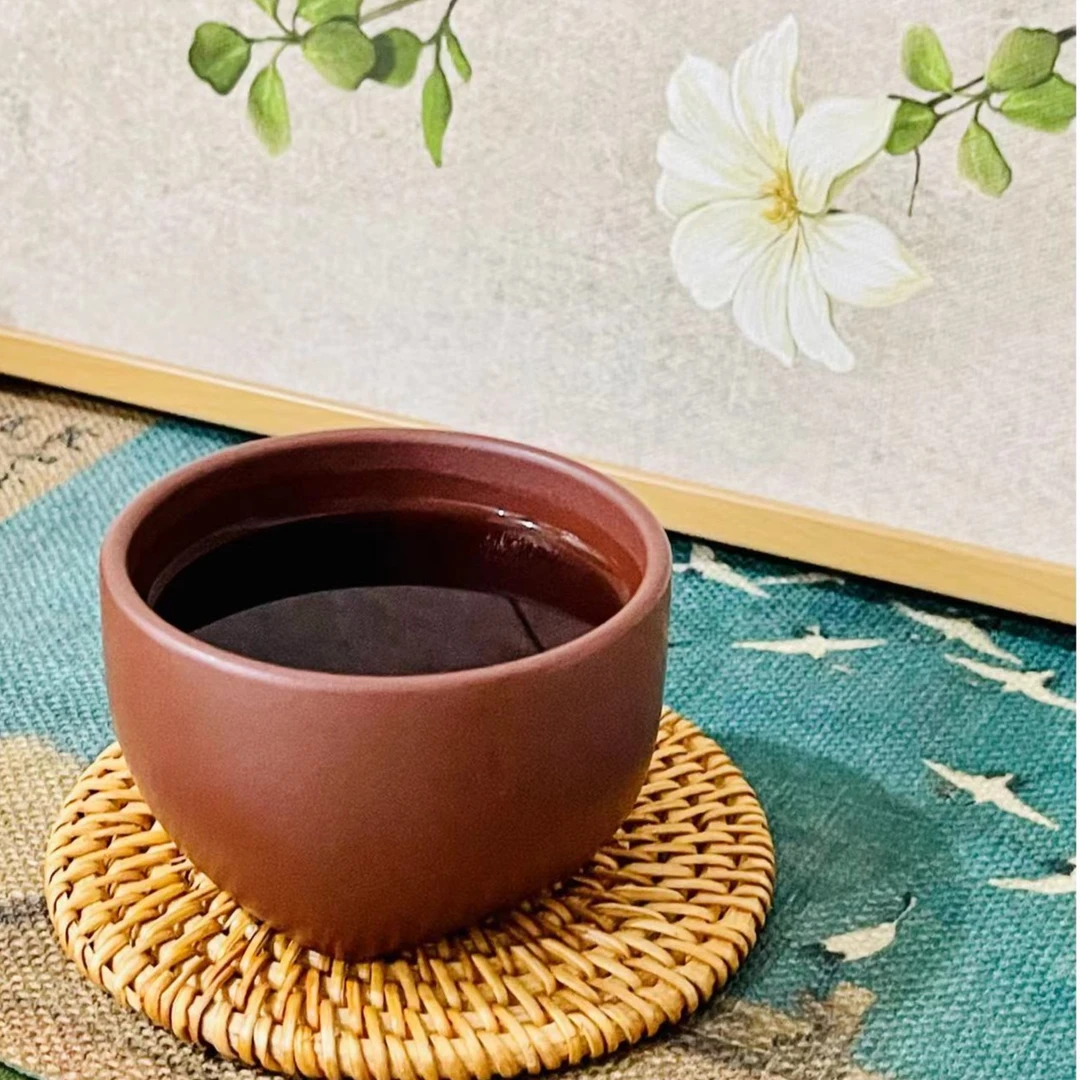 兰心定制紫泥天圆地方主人杯100cc                1