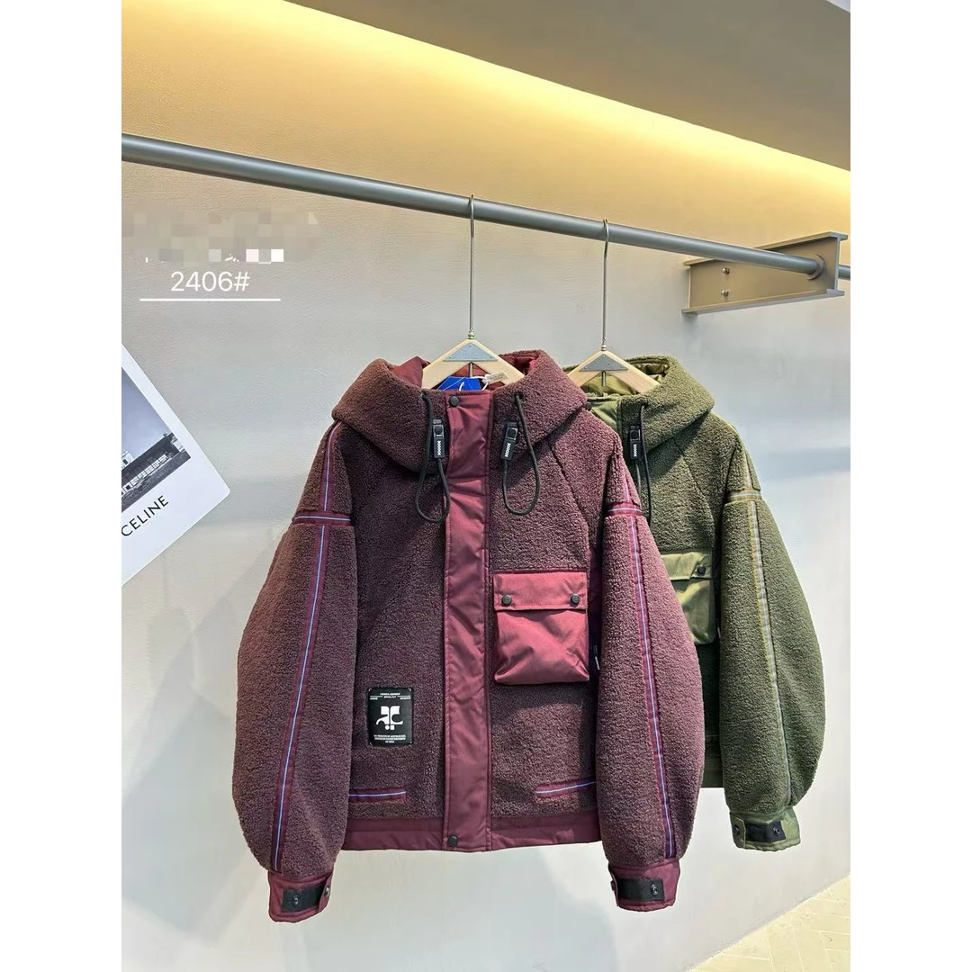 【雪国使者】冬季新款颗粒绒棉服外套2406*88