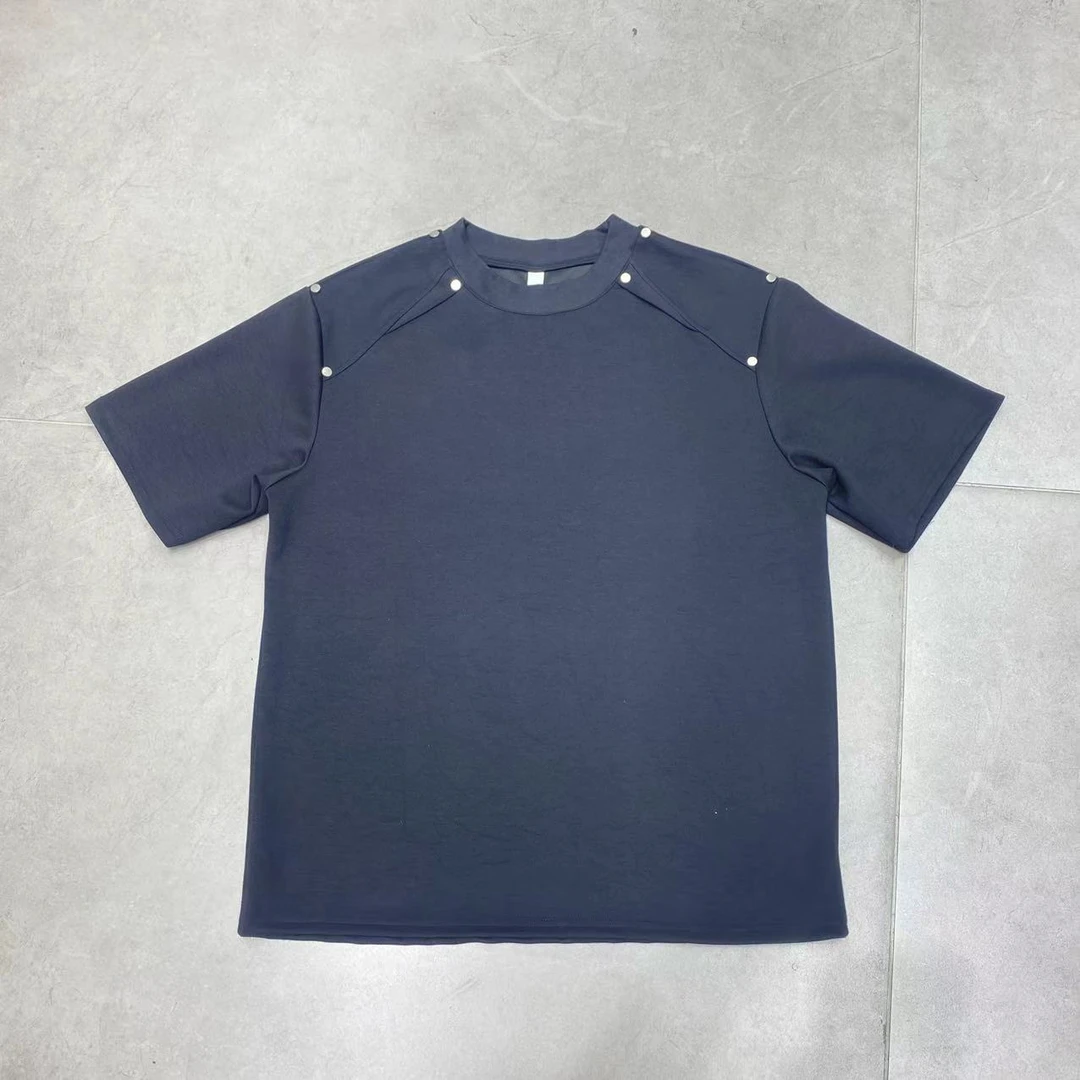 【701】极简铆钉结构T恤休闲圆领 0027 *88