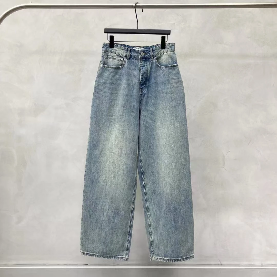 【271】夏季宽松休闲结构直筒潮流牛仔裤271*CT