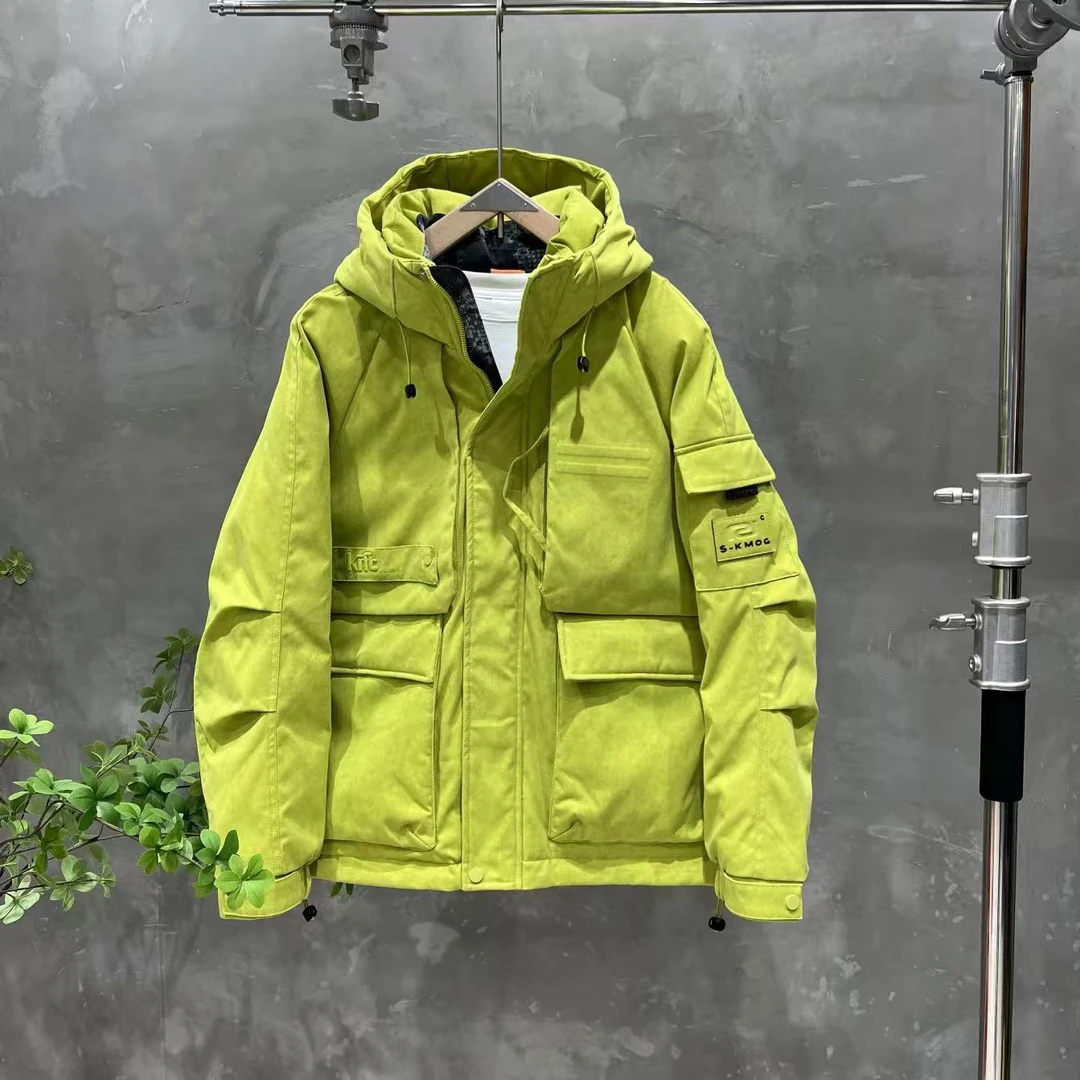 【98110】冬季新款保暖男士加厚棉服外套98110*羽