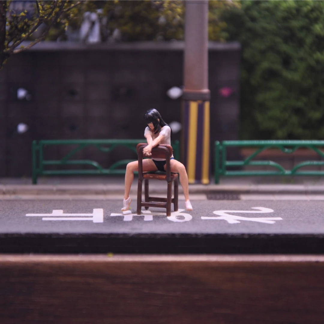 1比64 人偶手工涂色有五官