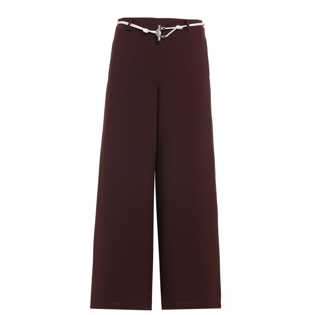 新款设计感时尚百搭休闲气质夏季显瘦宽松简约百搭裤子LBB96001