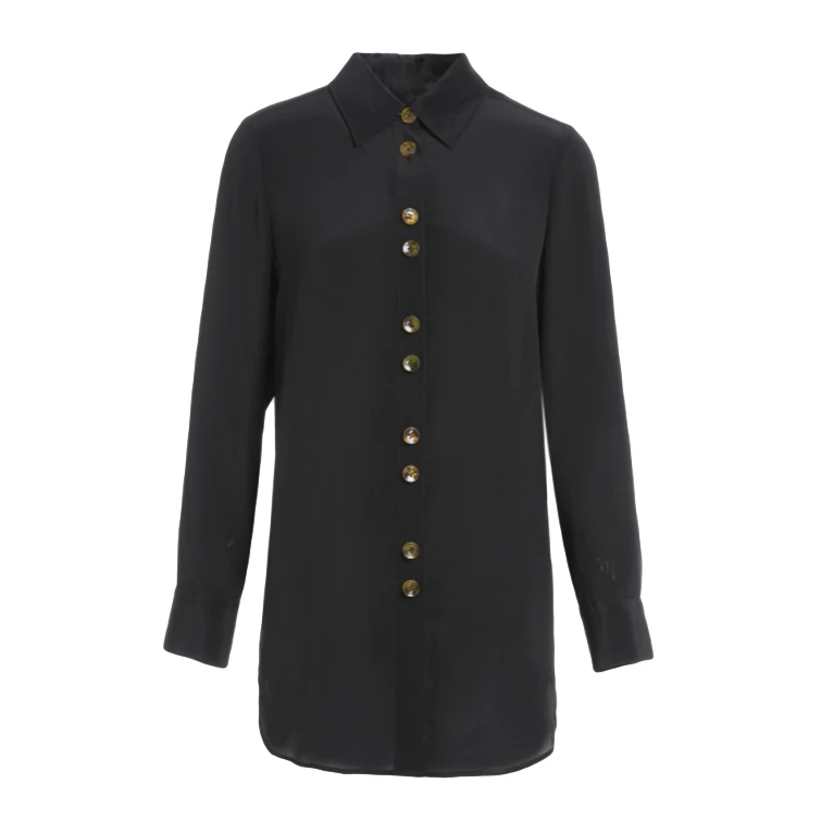 （黎黎粉专属价）L·W画而诗秋季纯色长袖舒适宽松遮肉衬衫LBA82016S