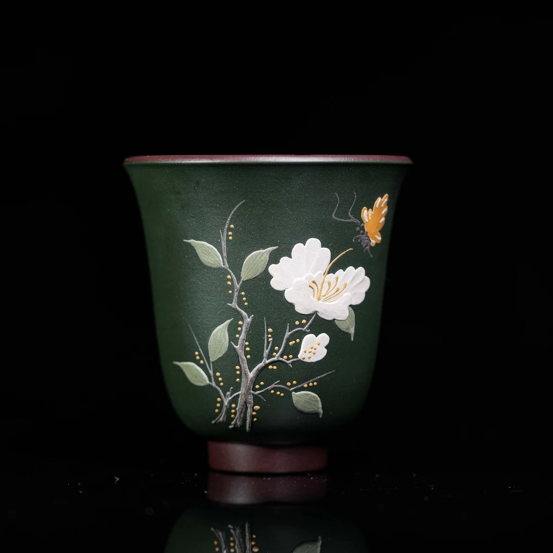 A13堆绘花开碟自来主人杯