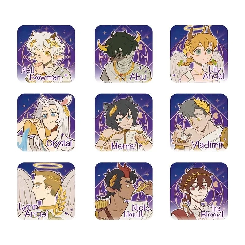 【代拆】正版万圣街 星座系列 马口铁徽章动漫周边吧唧徽章盲盒