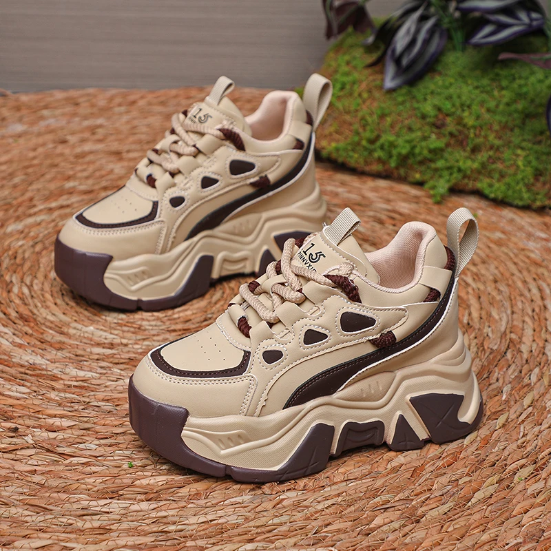 内增高老爹鞋女2024新款小个子爆款女鞋厚底休闲运动鞋透气小白鞋