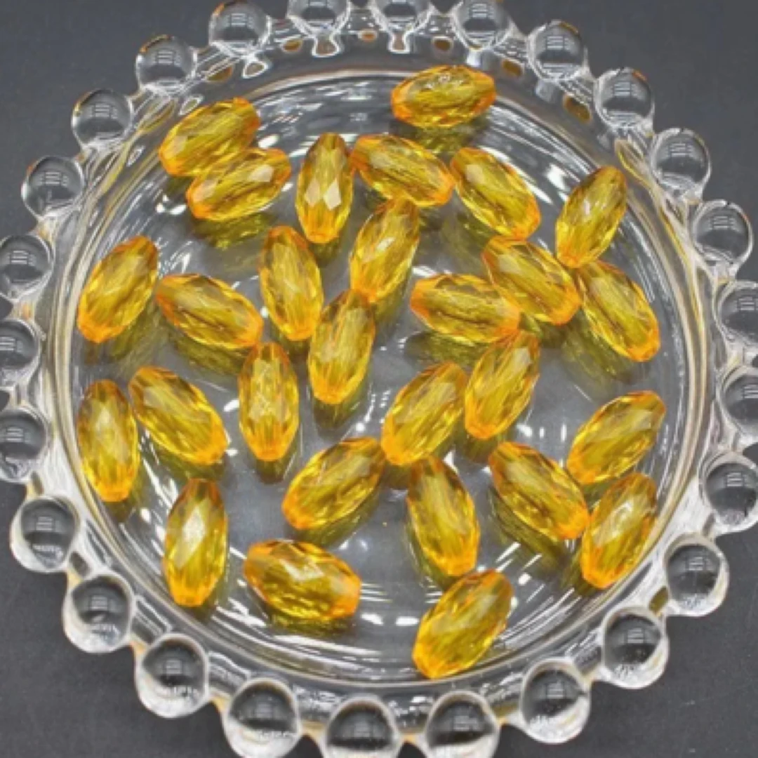 仿水晶麦穗珠DIY手工材料米珠子串珠摆件配件