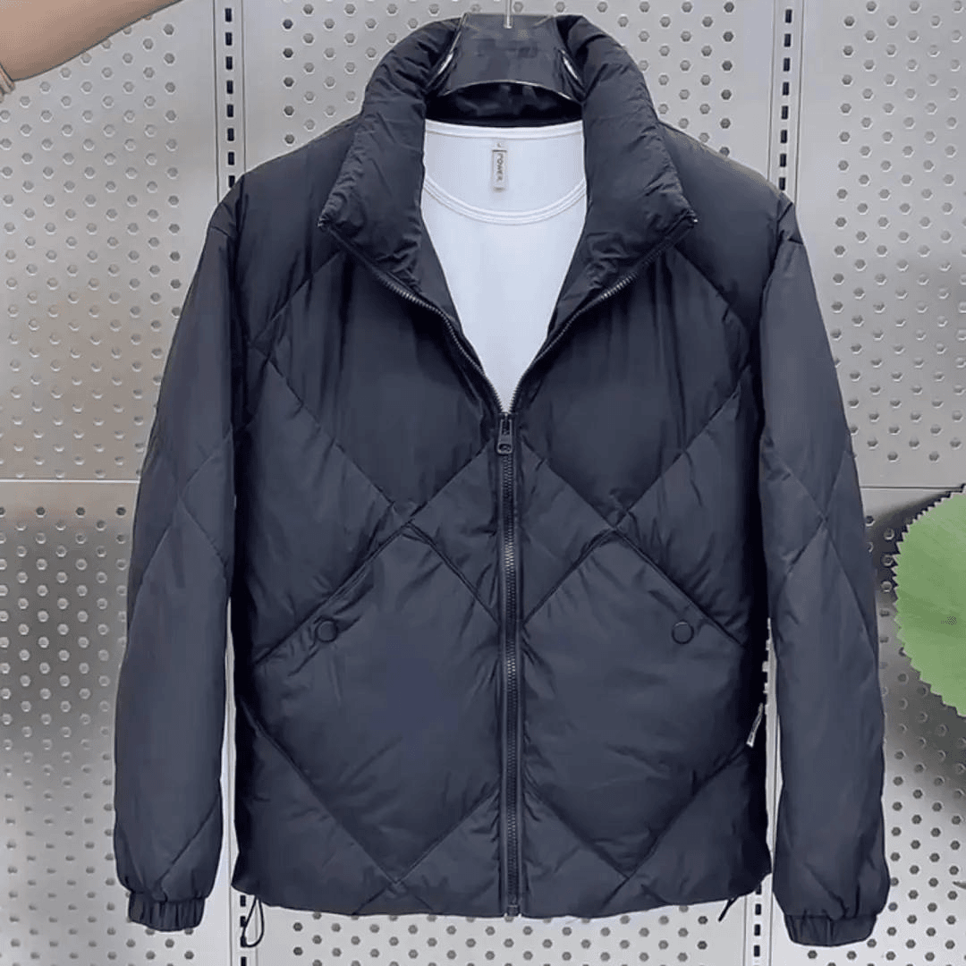 波司澄冬季男士羽绒服2023新款潮牌加厚保暖立领短款高档羽绒衣外
