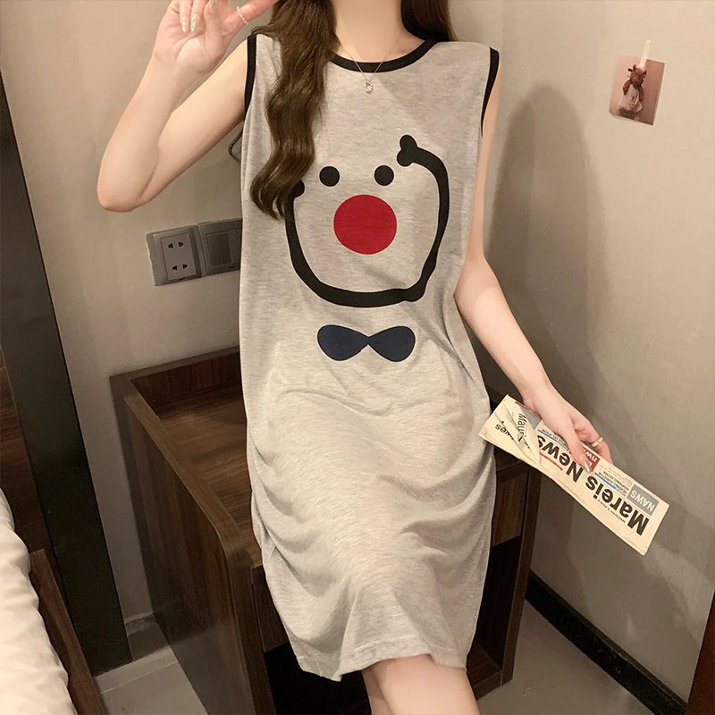 高颜值背心睡裙女夏季出门款洋气网红爆款2025新款薄款高级感睡衣