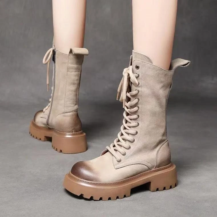 悦时尚百搭55-109马丁靴