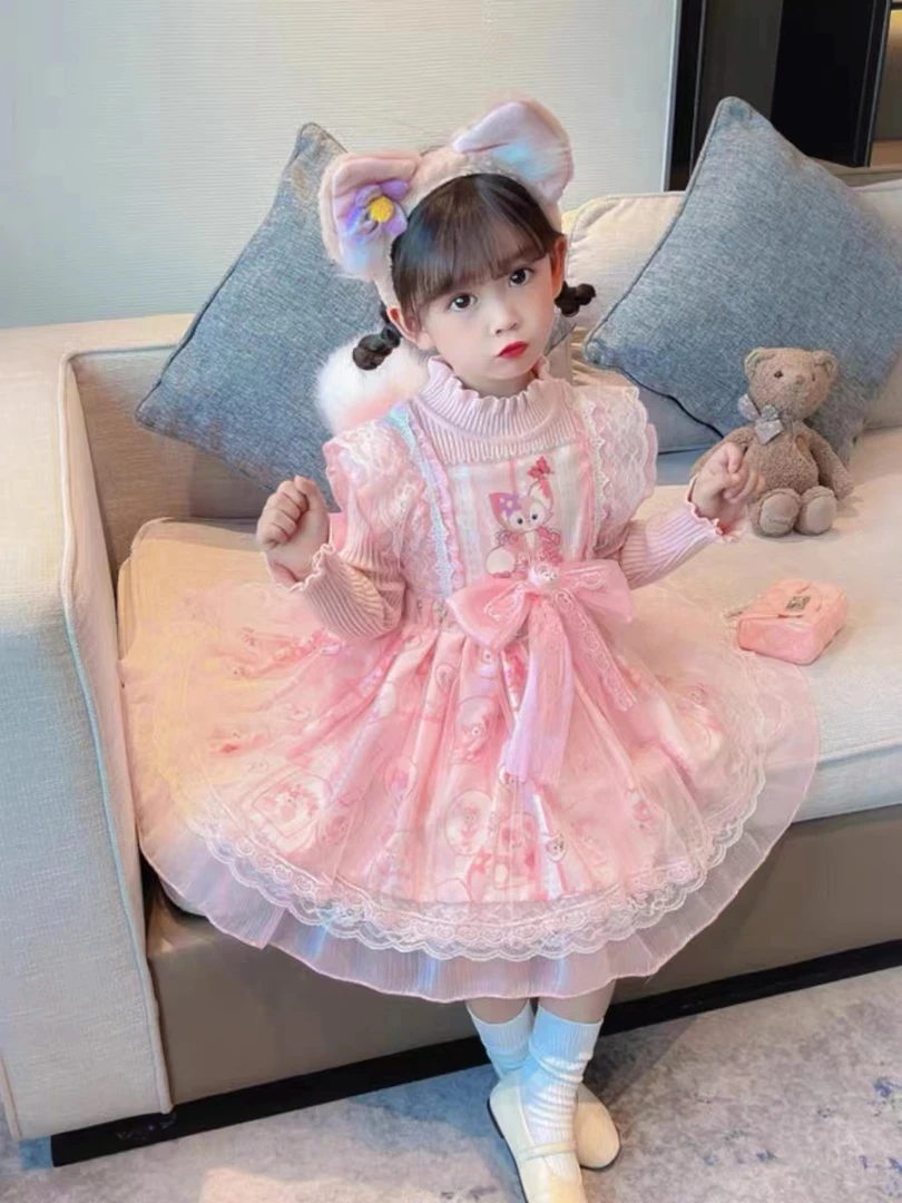 备注下单流行裙子（听号备注）连衣裙儿童蕾丝女童洋气宝宝加绒