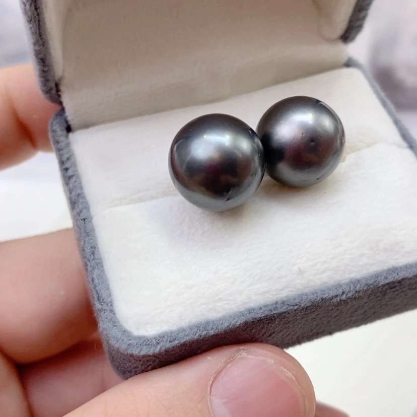 【闪购商品】海水珍珠耳饰18K金镶嵌