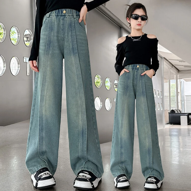 裤子休闲春秋女童中大童xjq2811