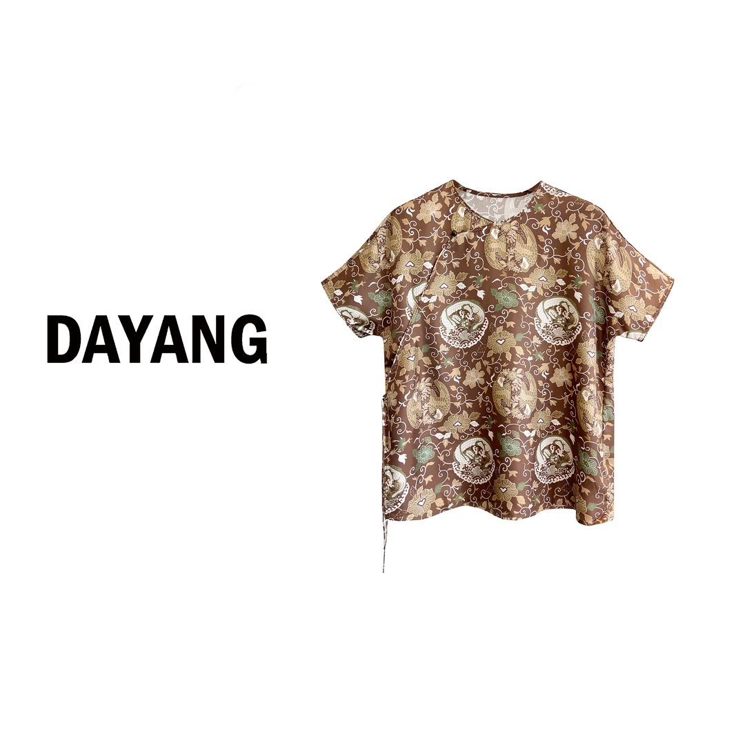【DAYANG】龙凤呈祥 新中式印花衬衫气质上衣