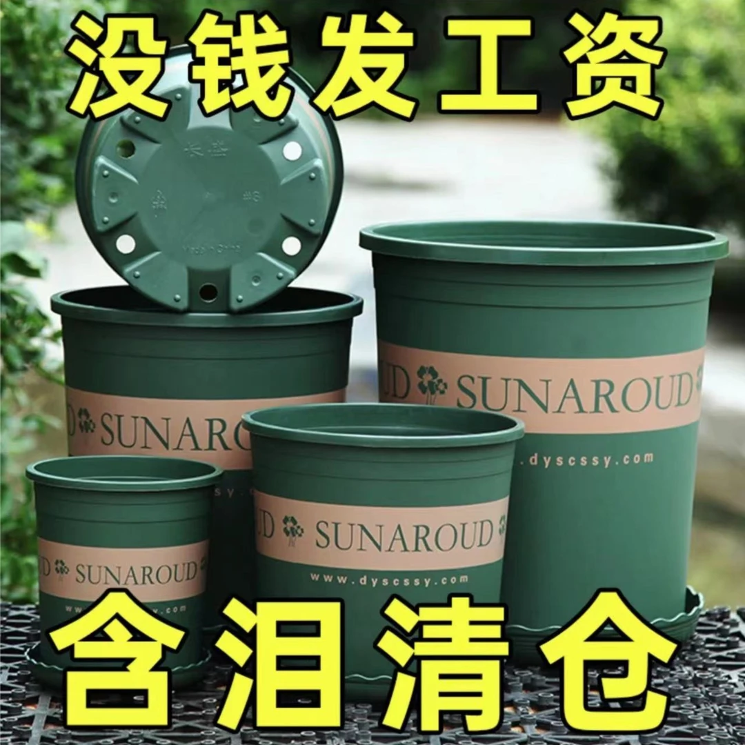 特价捡漏加仑盆鲜花多肉植物阳台树脂绿萝环保耐用养花塑料盆花盆