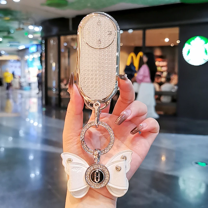 适用华为问界m9钥匙套2024款卡片aito汽车壳鸿蒙智行Max包Ultra扣