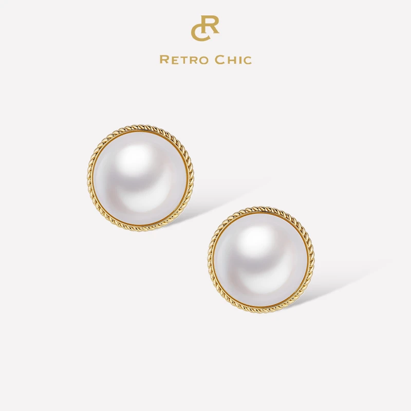 铜合金耳饰 Retro Chic 意大利复古创意饰品  女王耳钉