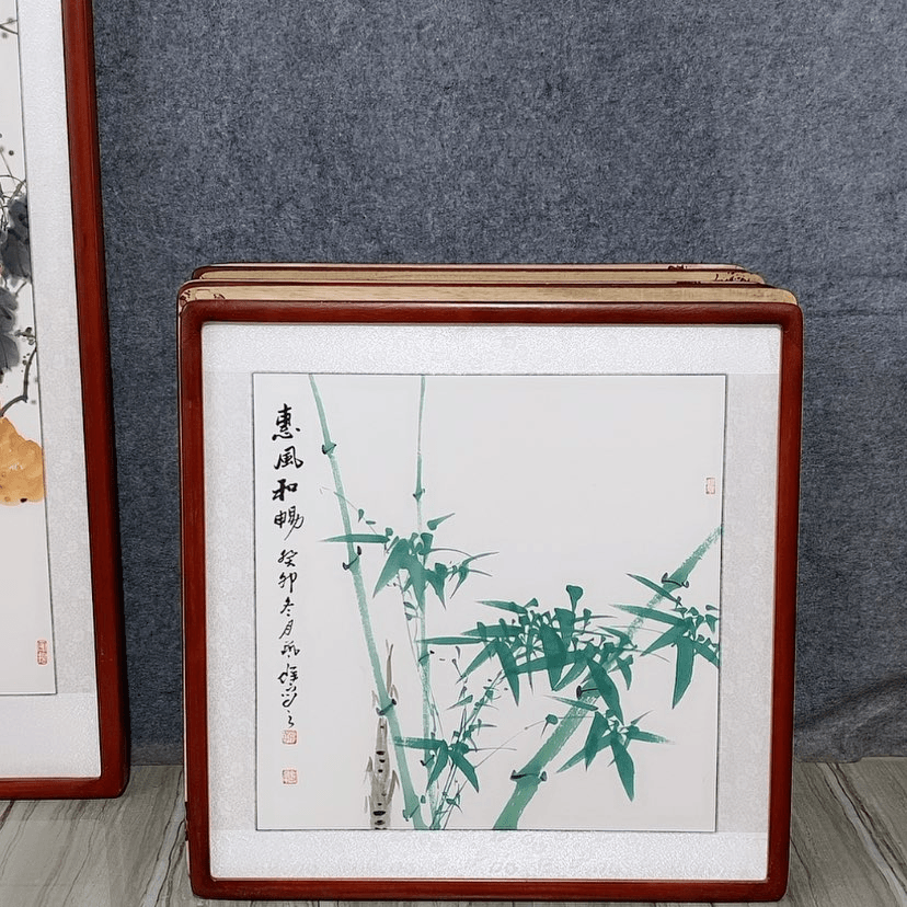 【闪购商品】绘画书画作品带框63×63厘米