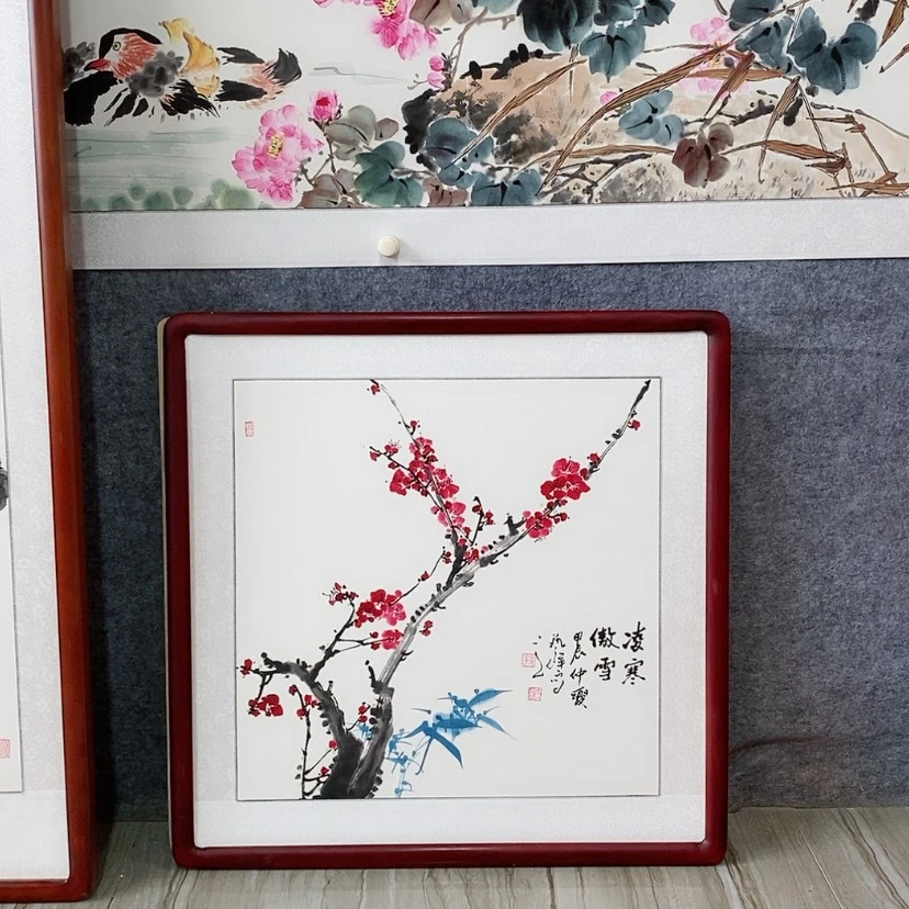 【闪购商品】绘画书画作品带框65×65厘米