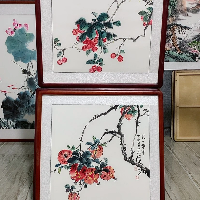【闪购商品】绘画书画作品带框65×65厘米